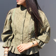 Talia Blouse: Khaki