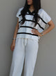 2-Piece Knit Set: White