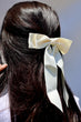 Satin French Bow Clip