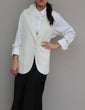 Linen Waistcoat: Cream