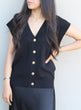 Knit Vest: Black
