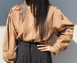 Salma Lace Blouse: Brown