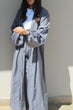 Leya Abaya & Skirt: Grey