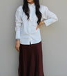Satin Skirt: Chocolate