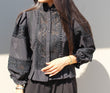 Talia Blouse: Black