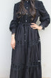 Zaria Lace Dress: Black