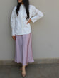 Satin Skirt: Lavender