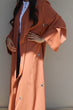 Gia Beaded Abaya: Burnt Orange