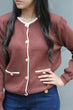 Chocolate & Cream Cardigan